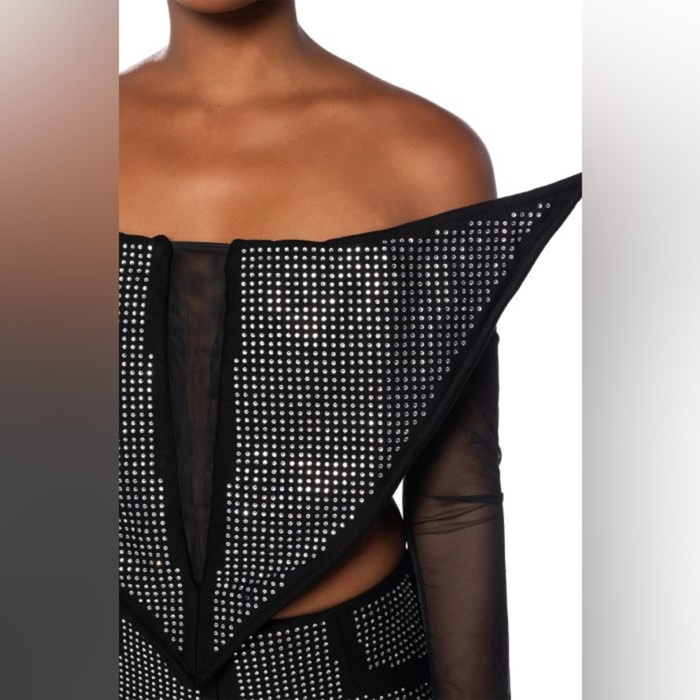 Galactic World Embellished Mesh Top & Panel Legging - Picture 11 of 13